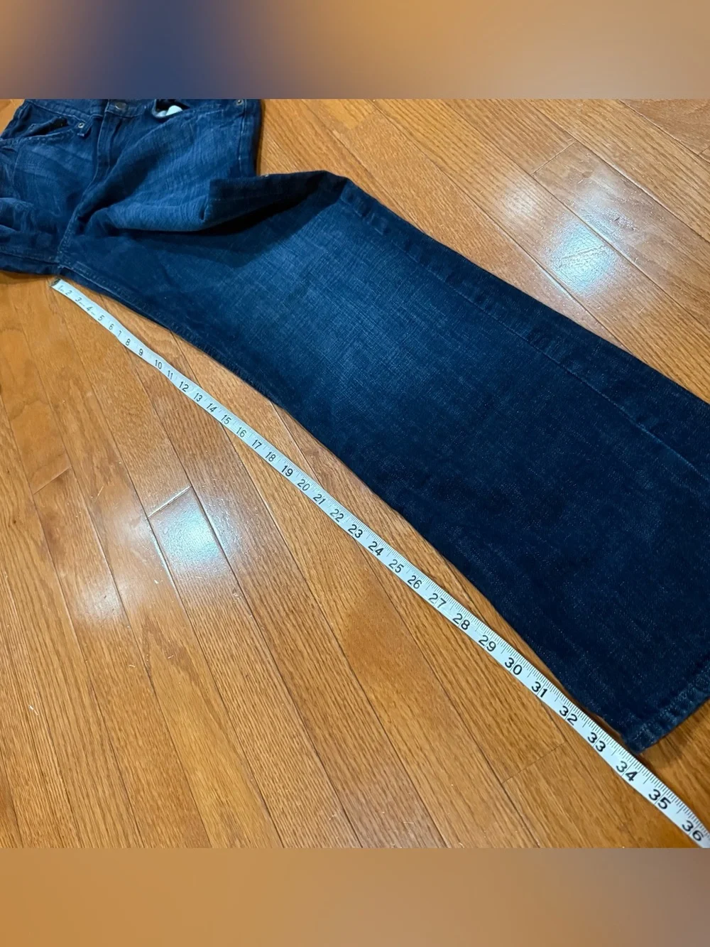 Banana Republic Men’s 34x34 Jeans Dark Wash Straight Leg 100% Cotton Denim Y2K